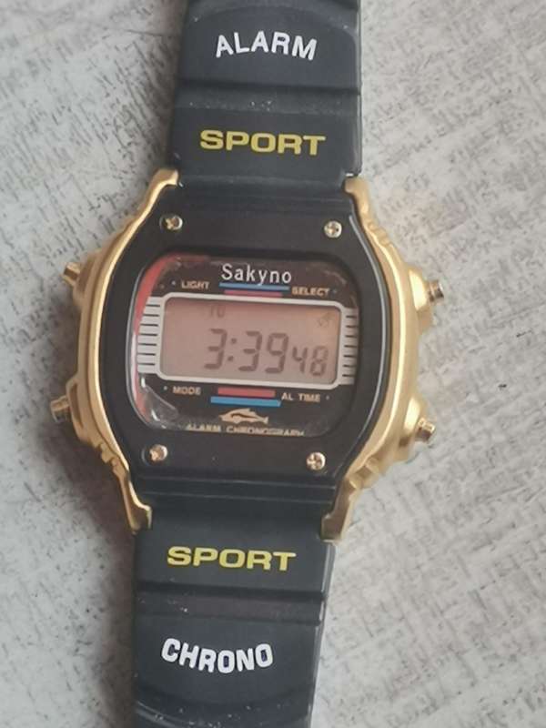 Men's Vintage Sakyno Sport Chrono Digital Watch