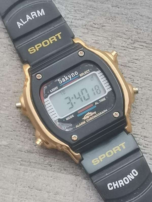 Men's Vintage Sakyno Sport Chrono Digital Watch