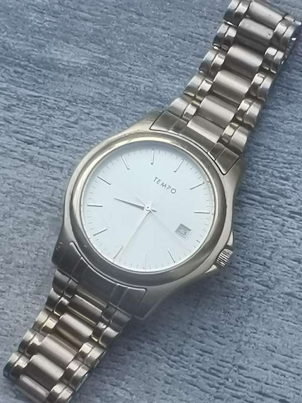 Men's Tempo Gold Plated Watch