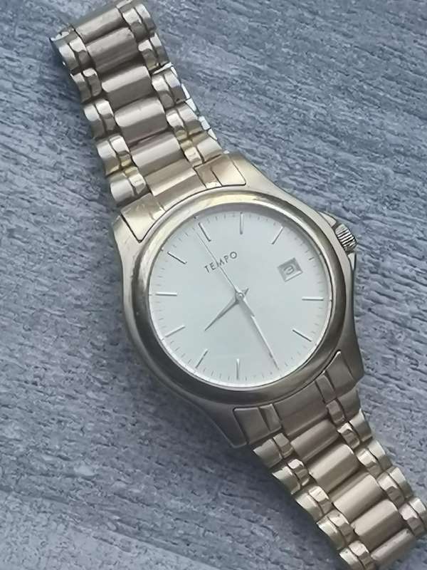 Men's Tempo Gold Plated Watch