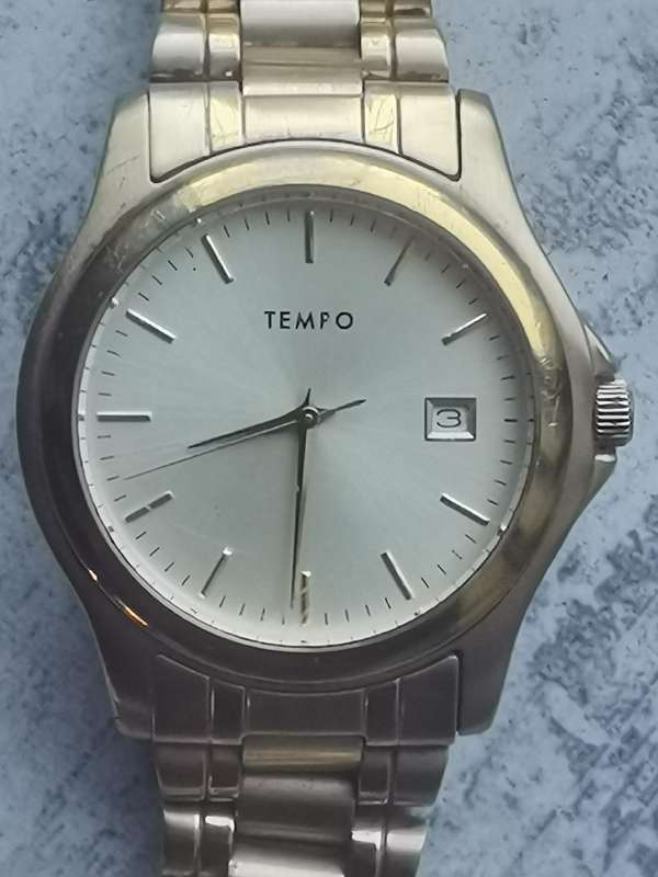 Men's Tempo Gold Plated Watch
