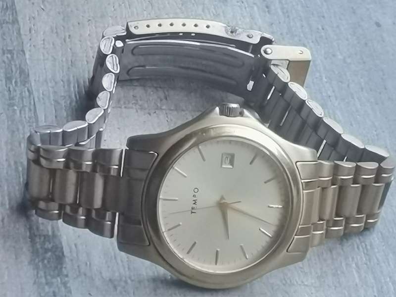 Men's Tempo Gold Plated Watch