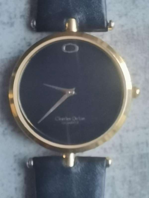 LADIES CHARLES DELON 24K GOLD PLATED WATCH IN EXCELLENT WORKING CONDITION