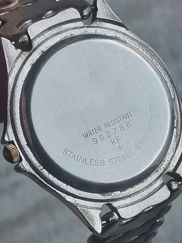 MENS VINTAGE SONIC STAINLESS STEEL WATCH IN EXCELLENT WORKING CONDITION