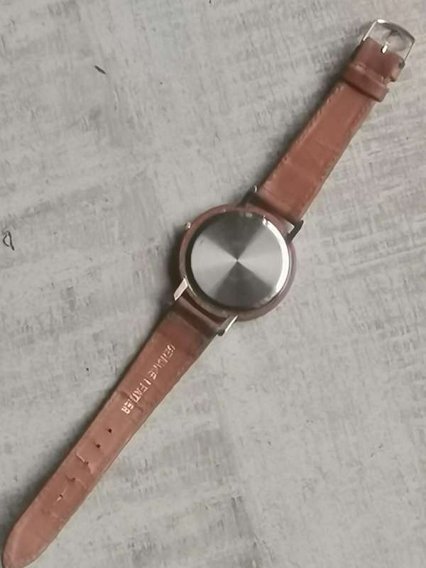 MENS CHEVAL WOOD SUN AND MOON WATCH IN EXCELLENT WORKING CONDITION