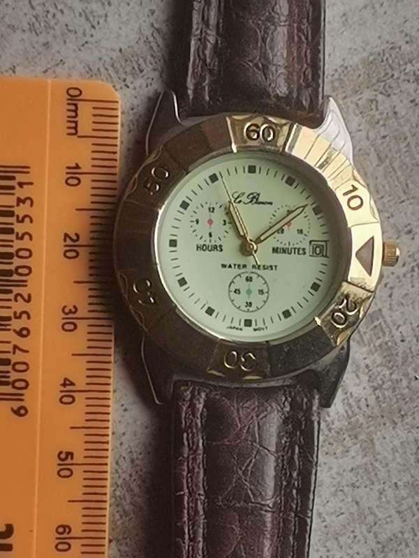 MENS LE BARON WATCH IN EXCELLENT WORKING CONDITION