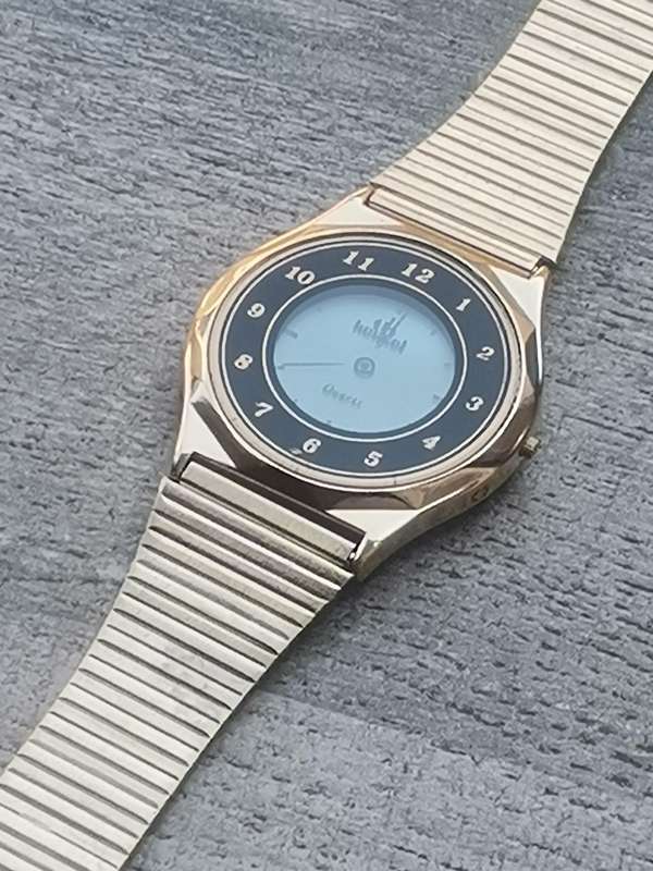 MENS VINTAGE KESSEL ELECTRONIC ANALOG QUARTZ WATCH IN EXCELLENT WORKING CONDITION