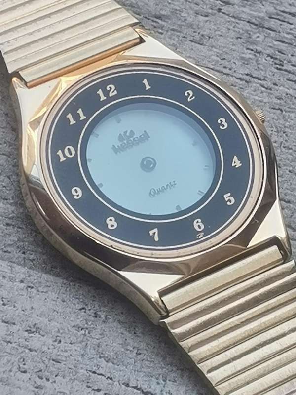 MENS VINTAGE KESSEL ELECTRONIC ANALOG QUARTZ WATCH IN EXCELLENT WORKING CONDITION