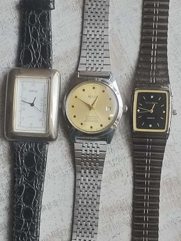 MENS VINTAGE WATCH COLLECTION ALL IN GOOD WORKING CONDITION