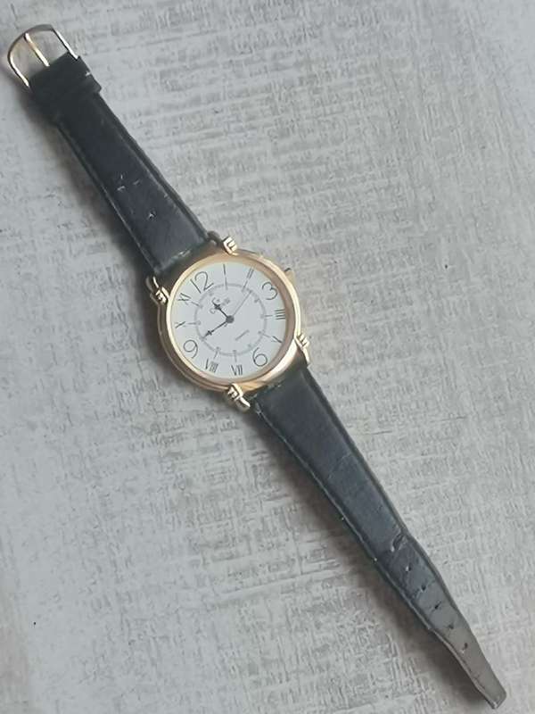 MENS VINTAGE CHEVAL GOLD PLATED WATCH IN EXCELLENT WORKING CONDITION