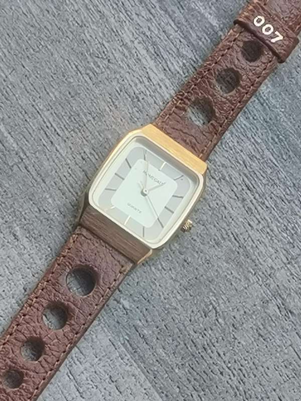 MENS VINTAGE HOMEGATE GOLD PLATED WATCH IN EXCELLENT WORKING CONDITION