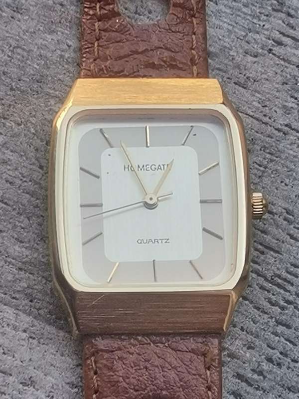 MENS VINTAGE HOMEGATE GOLD PLATED WATCH IN EXCELLENT WORKING CONDITION