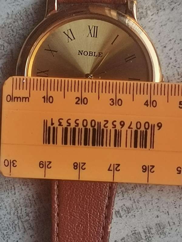 MENS VINTAGE NOBLE GOLD PLATED WATCH IN EXCELLENT WORKING CONDITION