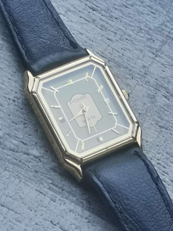 STUNNING LADIES POISE GOLD PLATED WATCH IN EXCELLENT WORKING CONDITION
