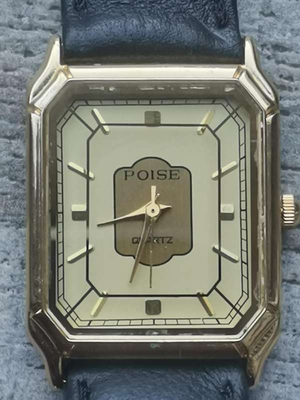 STUNNING LADIES POISE GOLD PLATED WATCH IN EXCELLENT WORKING CONDITION
