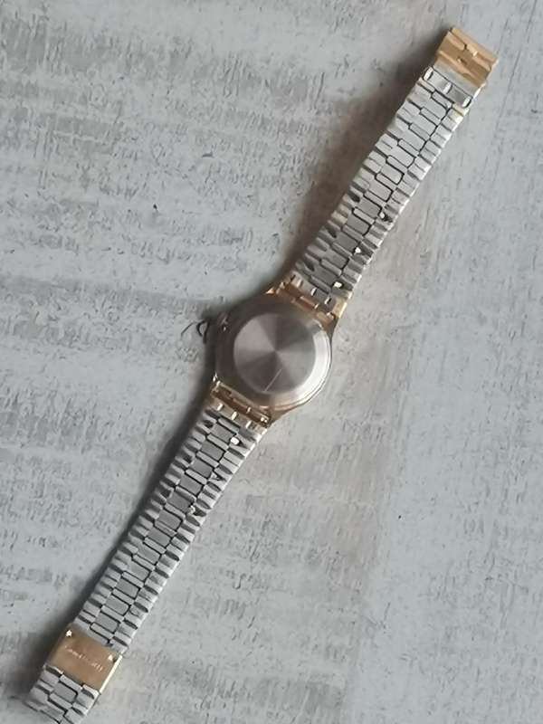 MENS VINTAGE POISE GOLD PLATED WATCH IN EXCELLENT WORKING CONDITION