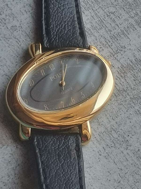 LADIES POISE GOLD PLATED WATCH IN EXCELLENT WORKING CONDITION