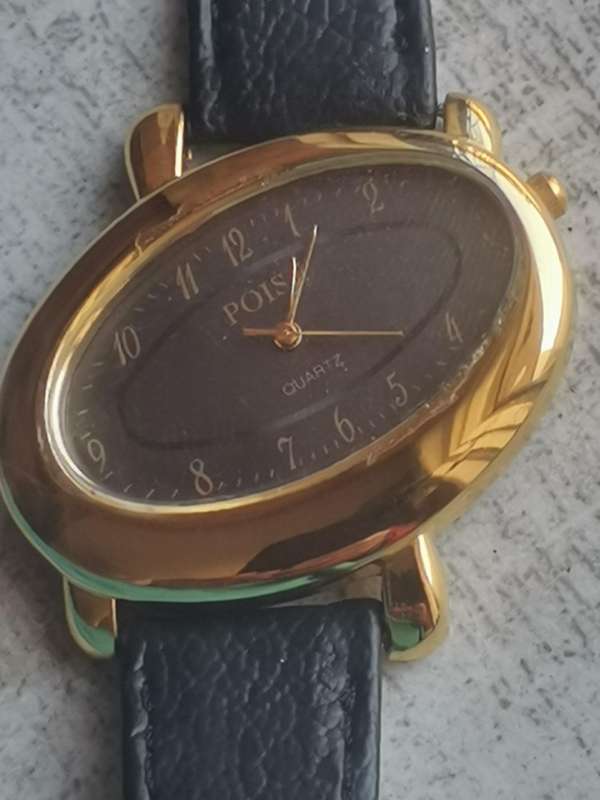 LADIES POISE GOLD PLATED WATCH IN EXCELLENT WORKING CONDITION