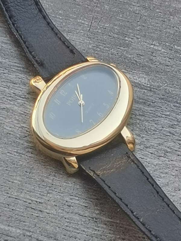 LADIES POISE GOLD PLATED WATCH IN EXCELLENT WORKING CONDITION