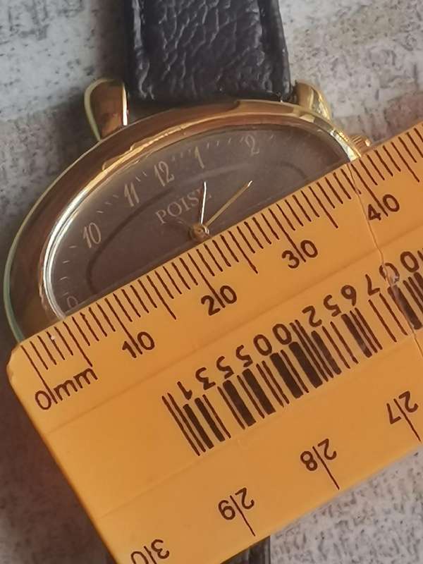 LADIES POISE GOLD PLATED WATCH IN EXCELLENT WORKING CONDITION