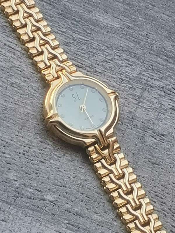 LADIES STL ALL GOLD PLATED WATCH IN EXCELLENT WORKING CONDITION - UNWORN AS GOOD AS NEW