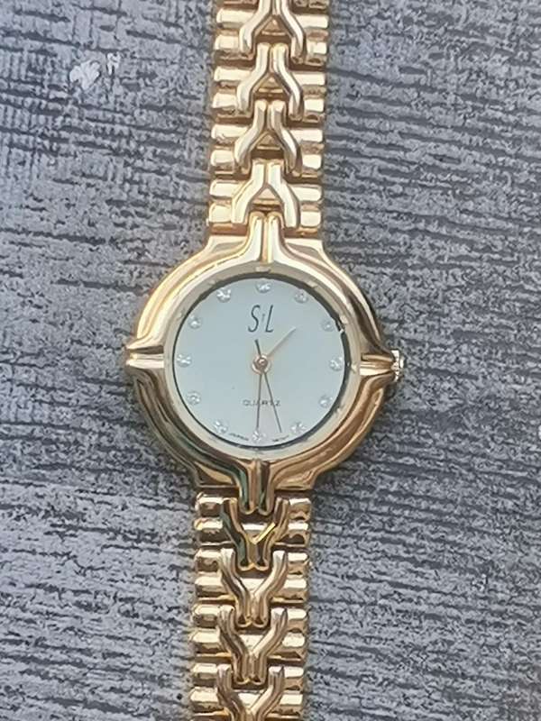 LADIES STL ALL GOLD PLATED WATCH IN EXCELLENT WORKING CONDITION - UNWORN AS GOOD AS NEW