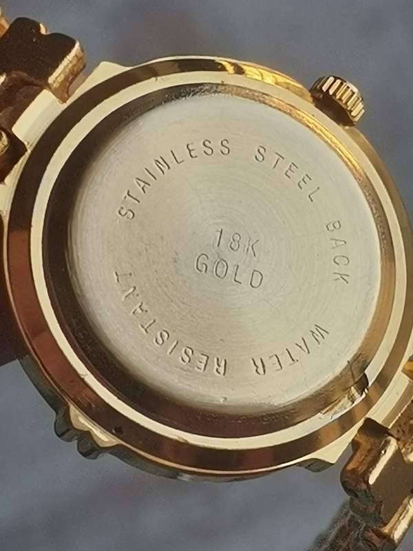 LADIES STL ALL GOLD PLATED WATCH IN EXCELLENT WORKING CONDITION - UNWORN AS GOOD AS NEW