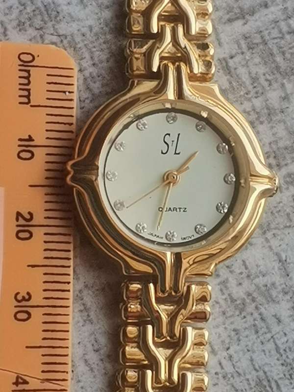 LADIES STL ALL GOLD PLATED WATCH IN EXCELLENT WORKING CONDITION - UNWORN AS GOOD AS NEW