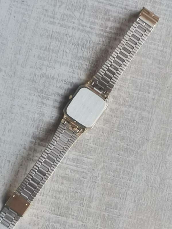 MENS POISE GOLD PLATED WATCH WITH DAY/DATE FUNCTION IN EXCELLENT WORKING CONDITION