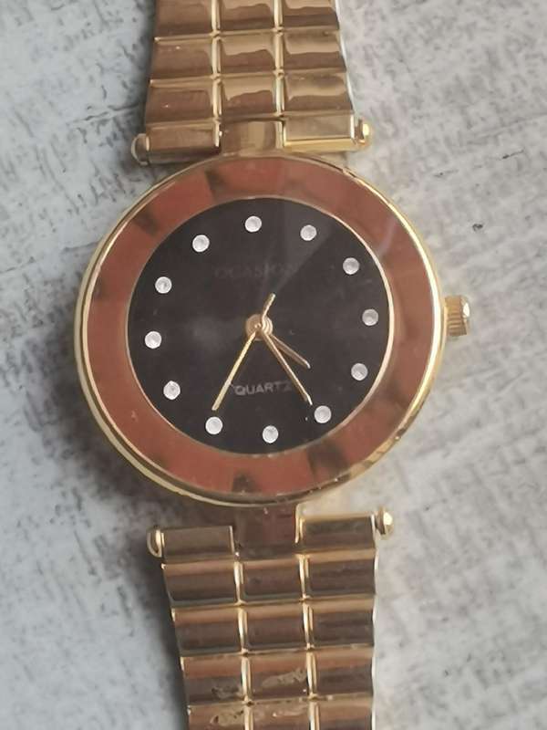LADIES GOLD OCCASION WATCH IN EXCELLENT WORKING CONDITION