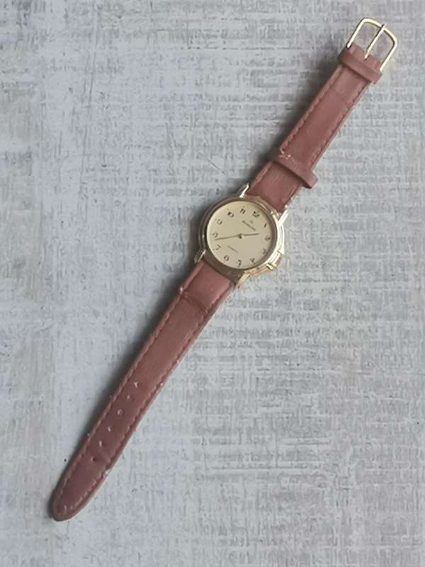 MENS VINTAGE ROMANO GOLD PLATED WATCH IN EXCELLENT WORKING CONDITION