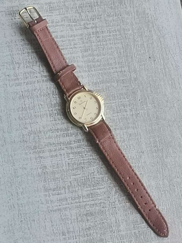 MENS VINTAGE ROMANO GOLD PLATED WATCH IN EXCELLENT WORKING CONDITION