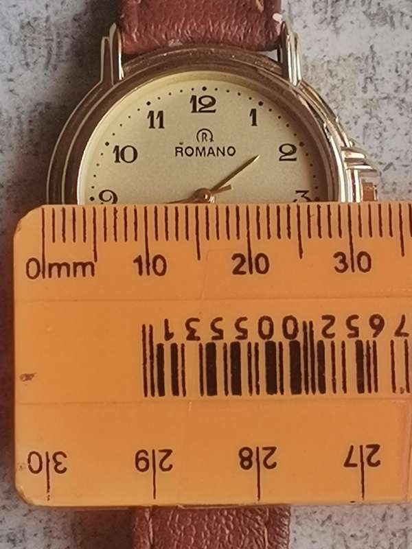 MENS VINTAGE ROMANO GOLD PLATED WATCH IN EXCELLENT WORKING CONDITION