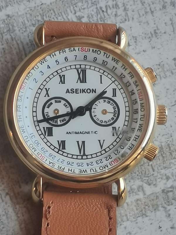MENS VINTAGE ASEIKON MANUAL WIND WATCH COLLECTION - ALL WORKS READ DESCRIPTION
