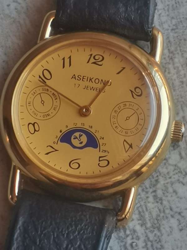 MENS VINTAGE ASEIKON MANUAL WIND WATCH COLLECTION - ALL WORKS READ DESCRIPTION