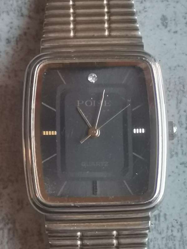 MENS POISE WATCH IN EXCELLENT WORKING CONDITION