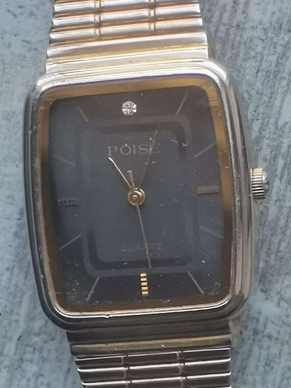 MENS POISE WATCH IN EXCELLENT WORKING CONDITION