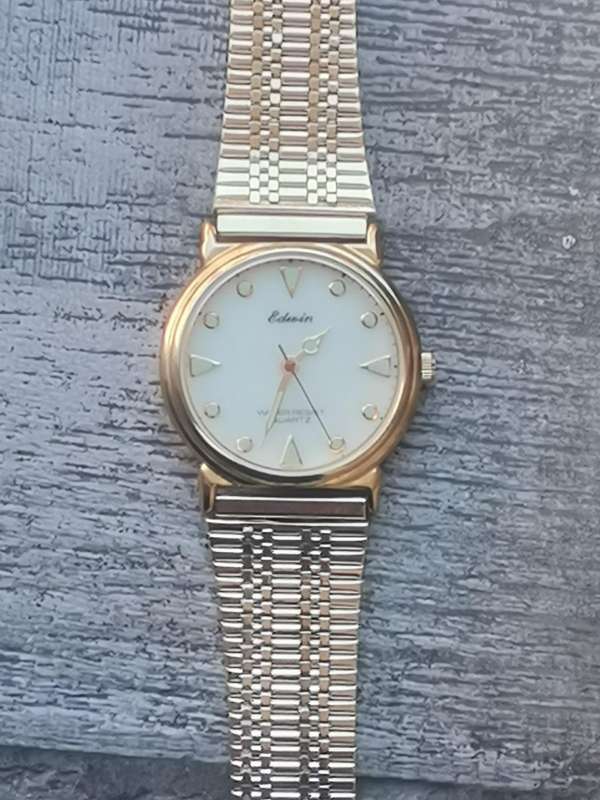 MENS GOLD EDWIN WATCH IN EXCELLENT WORKING CONDITION