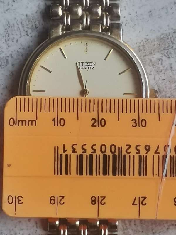 MENS VINTAGE CITIZEN WATCH MODEL 5510-S27310 SMK IN EXCELLENT WORKING CONDITION