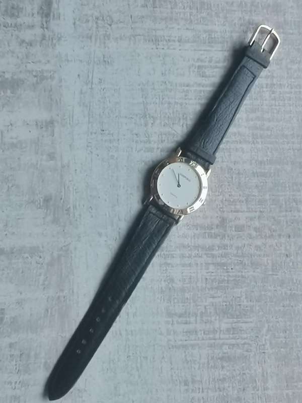 MENS SHIVAS ULTRA THIN GOLD WATCH IN EXCELLENT WORKING CONDITION