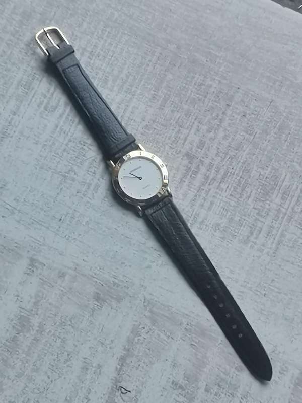 MENS SHIVAS ULTRA THIN GOLD WATCH IN EXCELLENT WORKING CONDITION