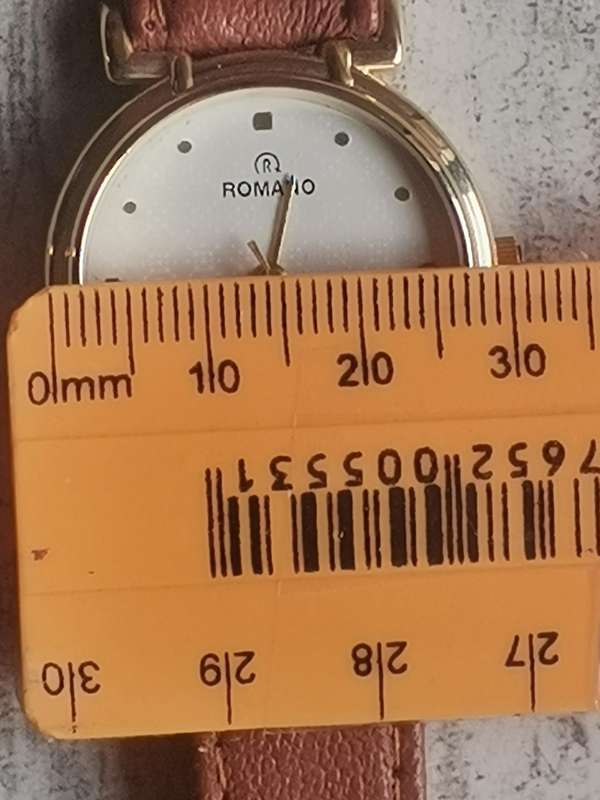 LADIES ROMANO GOLD PLATED WATCH IN EXCELLENT WORKING CONDITION