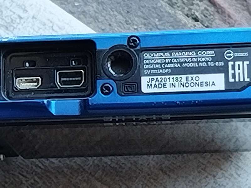 OLYMPUS STYLUS 16MP DIGITAL CAMERA MODEL TG-835