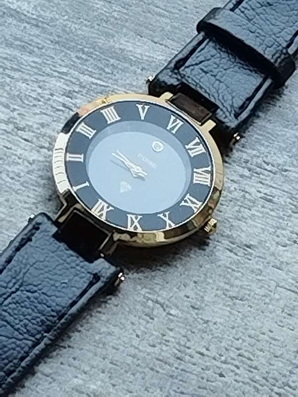 MENS POISE GOLD PLATED WATCH IN EXCELLENT WORKING CONDITION