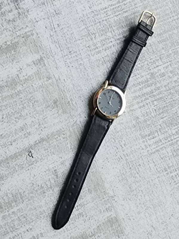 MENS VINTAGE NOBLE GOLD PLATED WATCH IN EXCELLENT WORKING CONDITION