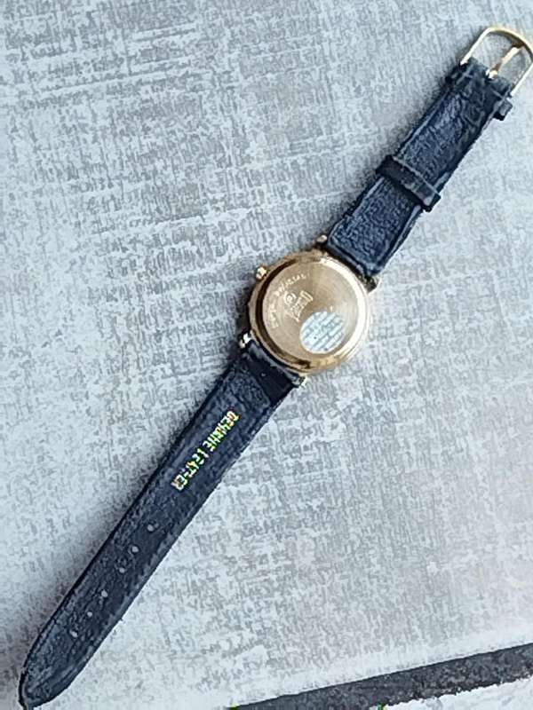 MENS GOLD ROMANO WATCH WITH 2 FREE STRAPS IN EXCELLENT WORKING CONDITION