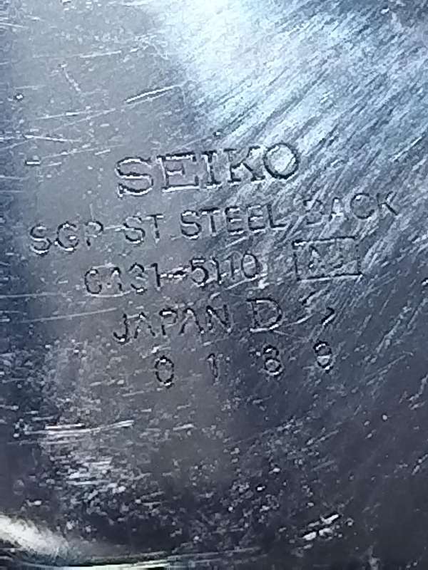 MENS SEIKO KINETIC 6431-5110 WATCH CASING WITH GLASS