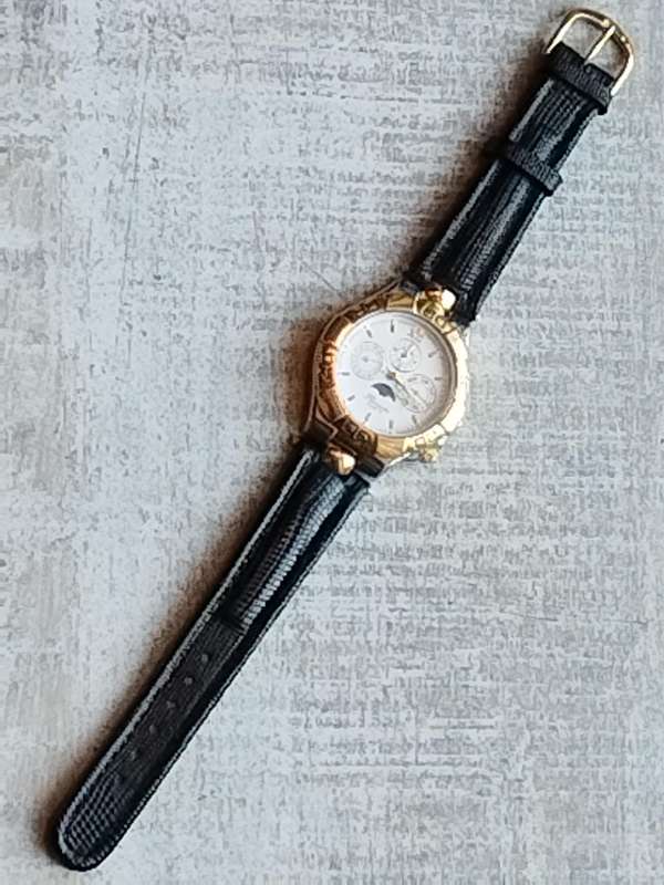 MENS VINTAGE THERMIDOR GOLD WATCH IN EXCELLENT WORKING CONDITION