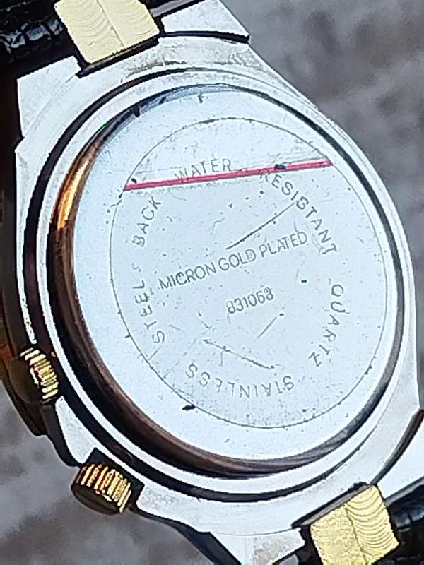 MENS VINTAGE THERMIDOR GOLD WATCH IN EXCELLENT WORKING CONDITION