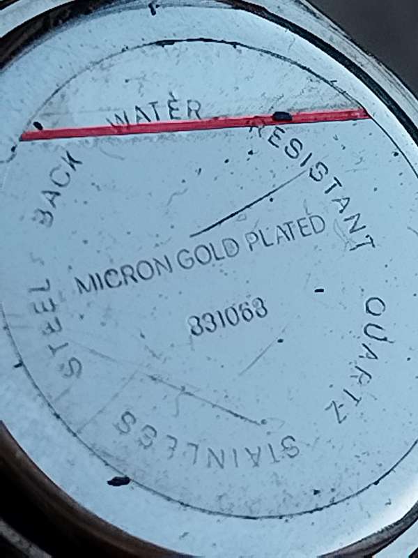 MENS VINTAGE THERMIDOR GOLD WATCH IN EXCELLENT WORKING CONDITION